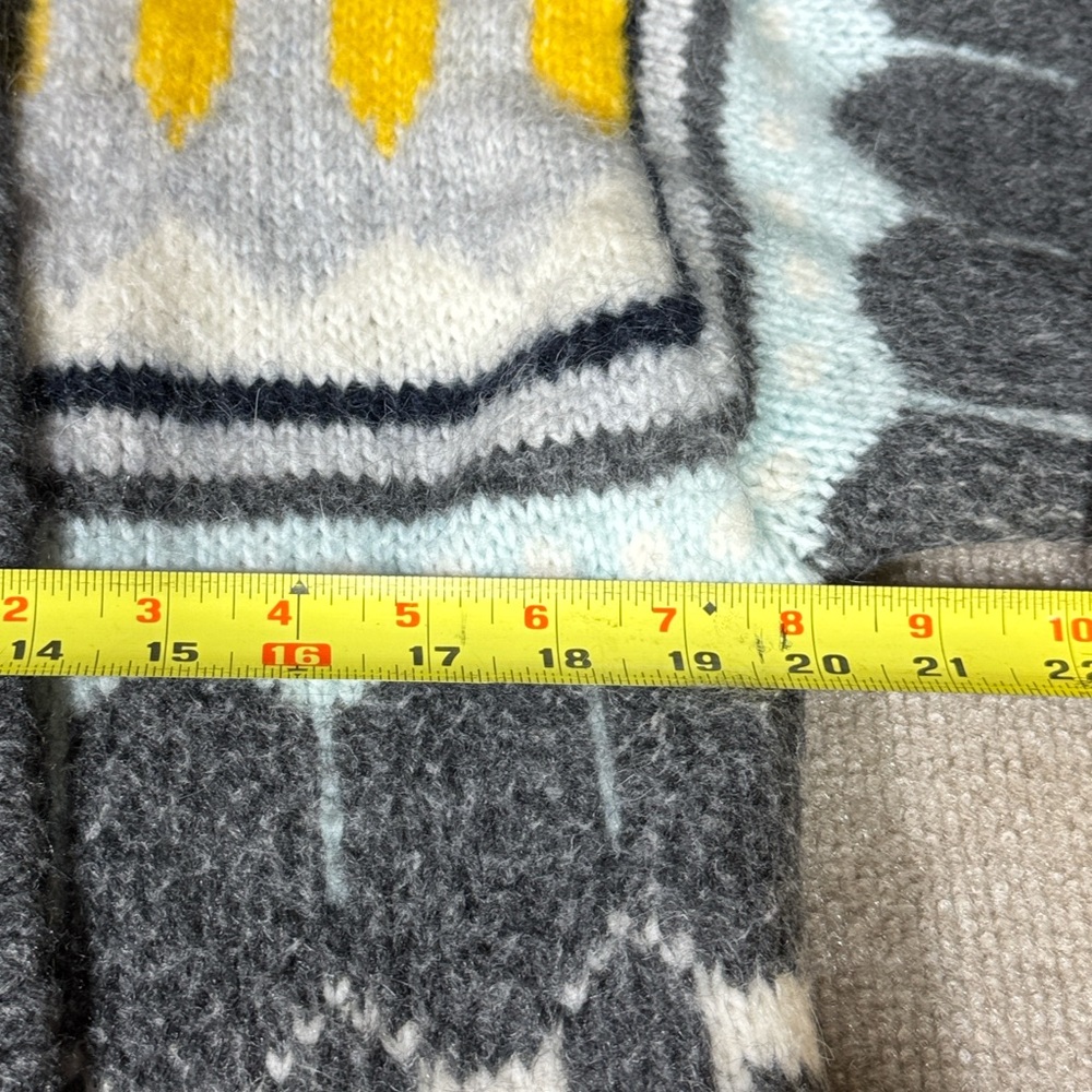 Gap Women’s Wool Blend Cardigan Size L Knit Maternity Fair Isle Shawl Collar - Picture 10 of 10